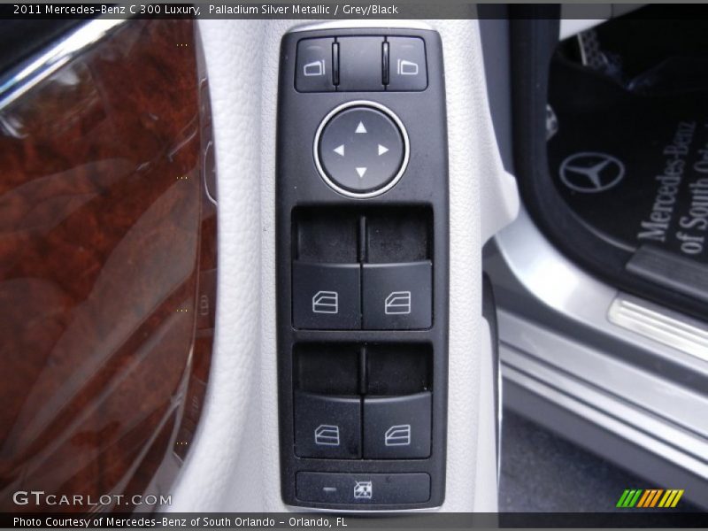 Palladium Silver Metallic / Grey/Black 2011 Mercedes-Benz C 300 Luxury