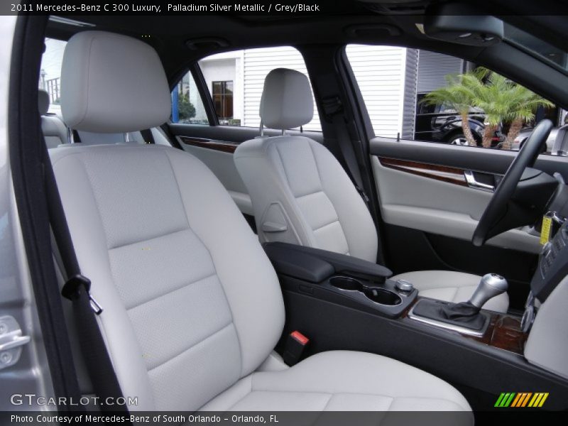 Palladium Silver Metallic / Grey/Black 2011 Mercedes-Benz C 300 Luxury