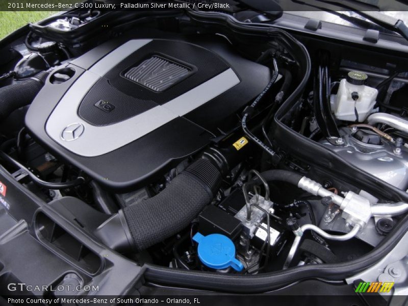 Palladium Silver Metallic / Grey/Black 2011 Mercedes-Benz C 300 Luxury