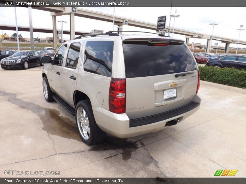 Gold Mist Metallic / Light Cashmere/Ebony 2007 Chevrolet Tahoe LS