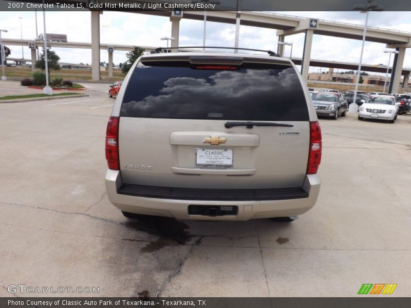 Gold Mist Metallic / Light Cashmere/Ebony 2007 Chevrolet Tahoe LS