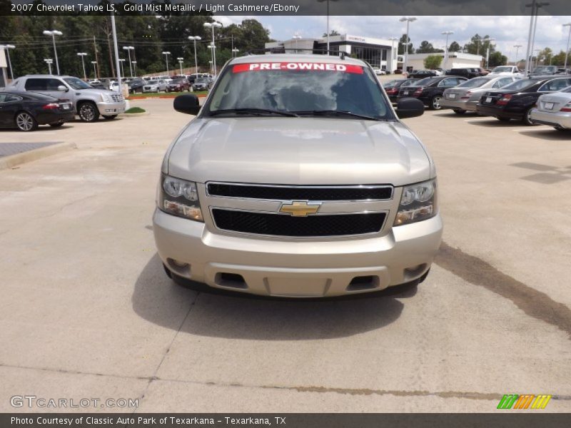 Gold Mist Metallic / Light Cashmere/Ebony 2007 Chevrolet Tahoe LS