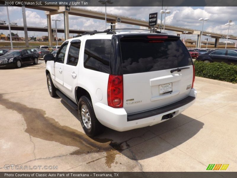 Summit White / Light Tan 2008 GMC Yukon SLE