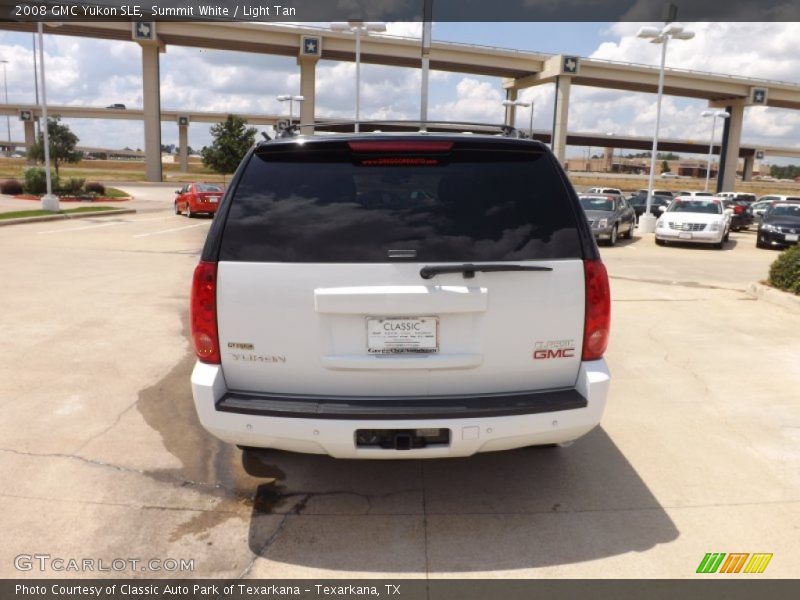 Summit White / Light Tan 2008 GMC Yukon SLE