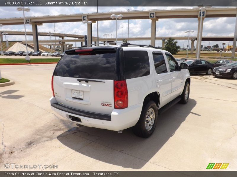 Summit White / Light Tan 2008 GMC Yukon SLE
