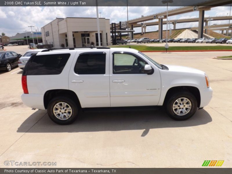Summit White / Light Tan 2008 GMC Yukon SLE