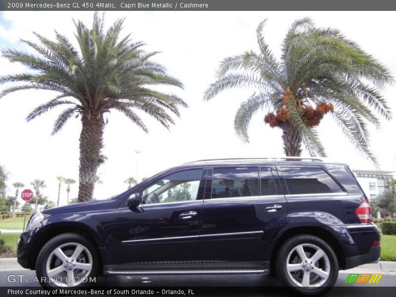 Capri Blue Metallic / Cashmere 2009 Mercedes-Benz GL 450 4Matic