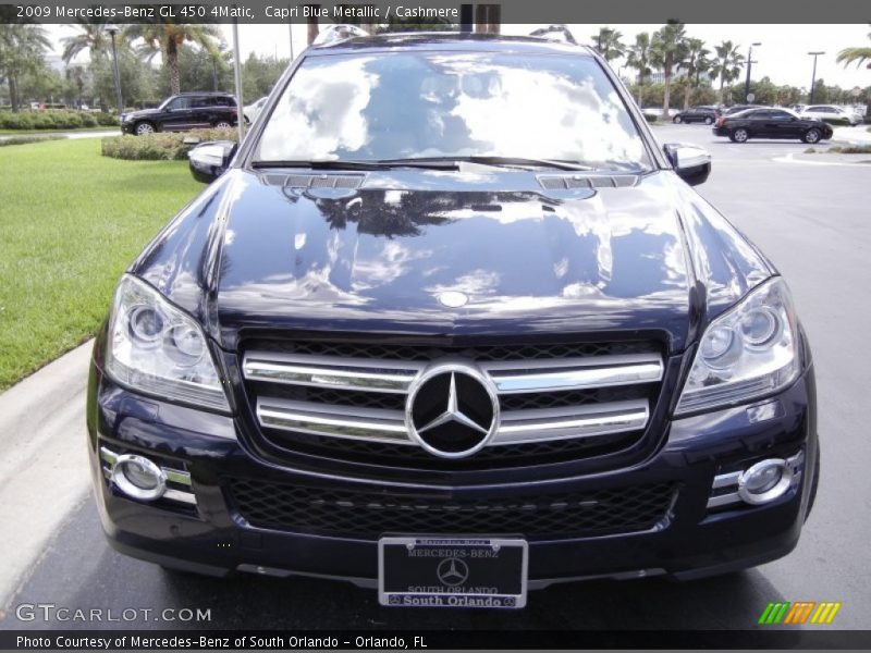 Capri Blue Metallic / Cashmere 2009 Mercedes-Benz GL 450 4Matic