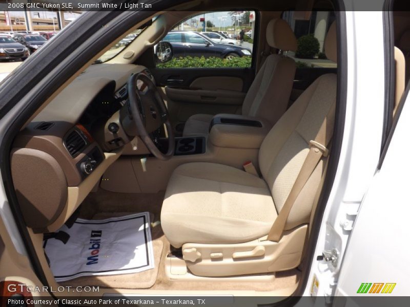 Summit White / Light Tan 2008 GMC Yukon SLE