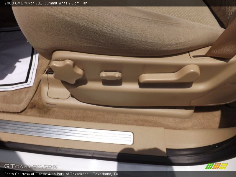 Summit White / Light Tan 2008 GMC Yukon SLE