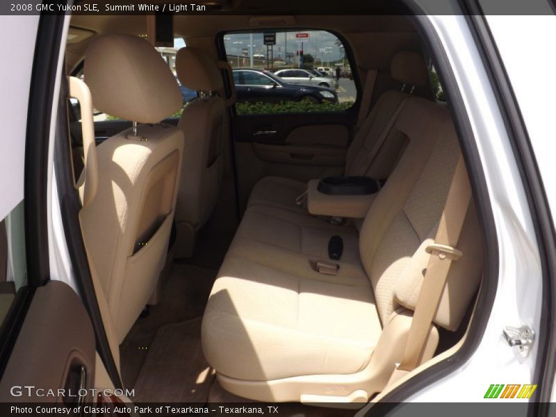 Summit White / Light Tan 2008 GMC Yukon SLE