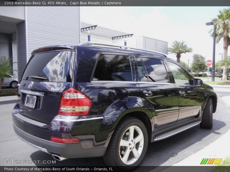 Capri Blue Metallic / Cashmere 2009 Mercedes-Benz GL 450 4Matic