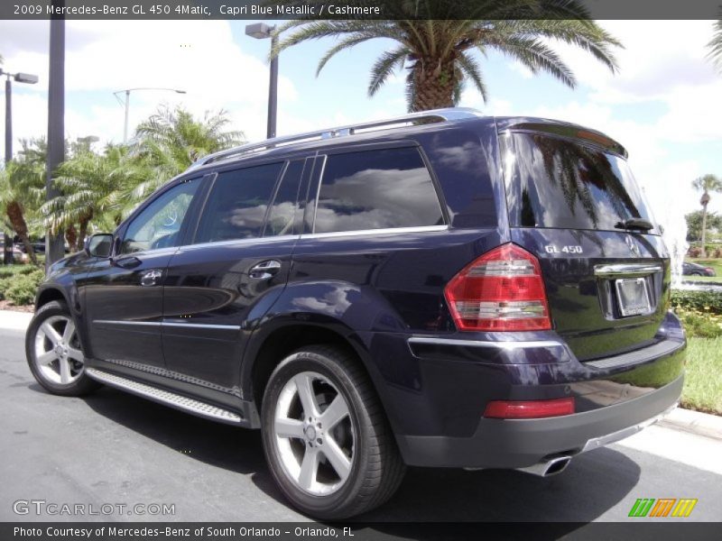 Capri Blue Metallic / Cashmere 2009 Mercedes-Benz GL 450 4Matic
