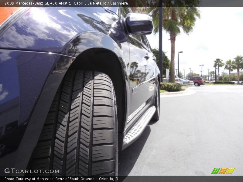Capri Blue Metallic / Cashmere 2009 Mercedes-Benz GL 450 4Matic