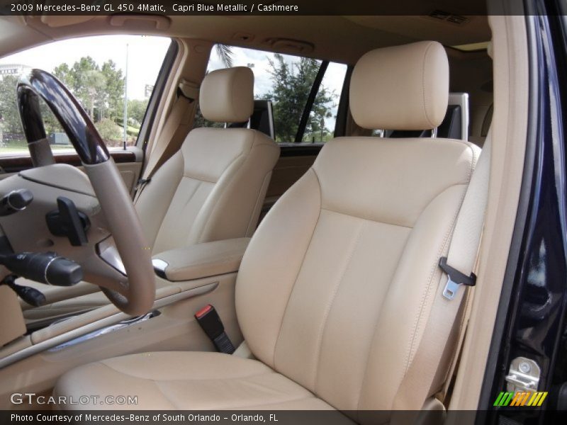 Capri Blue Metallic / Cashmere 2009 Mercedes-Benz GL 450 4Matic