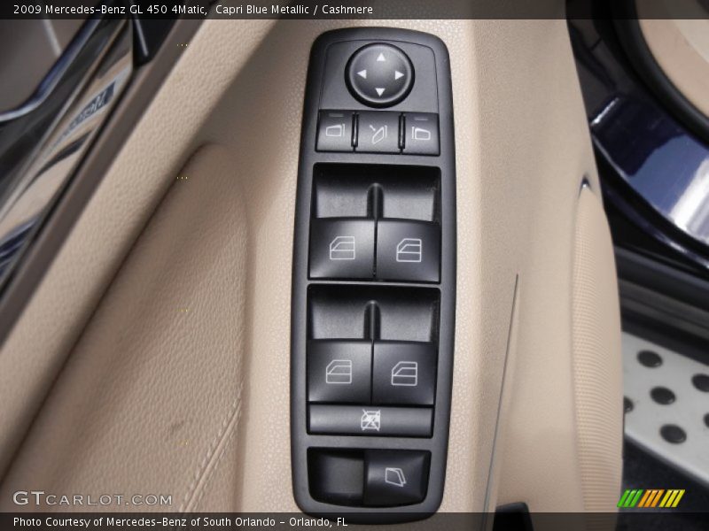 Capri Blue Metallic / Cashmere 2009 Mercedes-Benz GL 450 4Matic