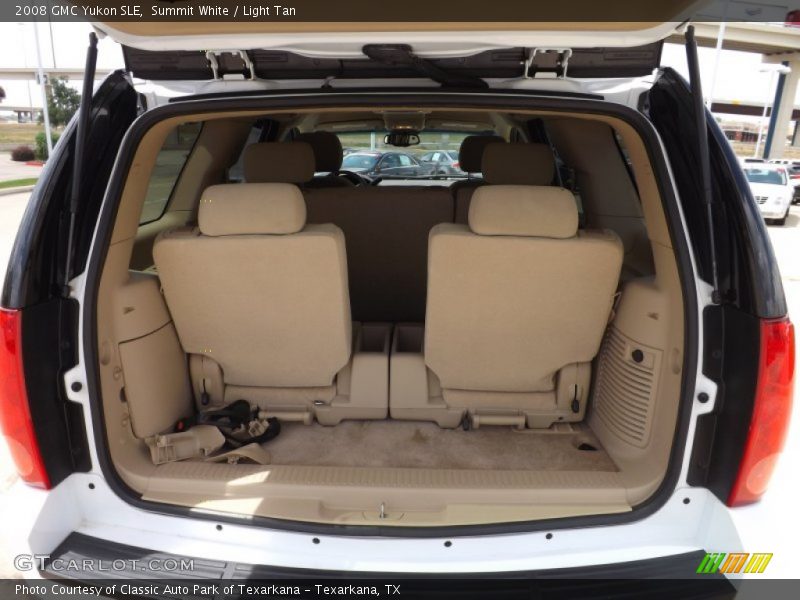 Summit White / Light Tan 2008 GMC Yukon SLE