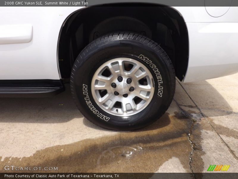 Summit White / Light Tan 2008 GMC Yukon SLE