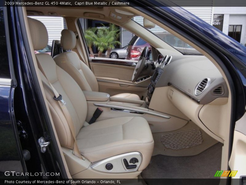Capri Blue Metallic / Cashmere 2009 Mercedes-Benz GL 450 4Matic
