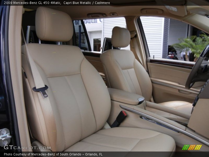 Capri Blue Metallic / Cashmere 2009 Mercedes-Benz GL 450 4Matic
