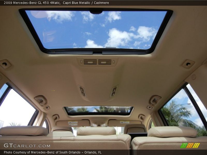 Capri Blue Metallic / Cashmere 2009 Mercedes-Benz GL 450 4Matic