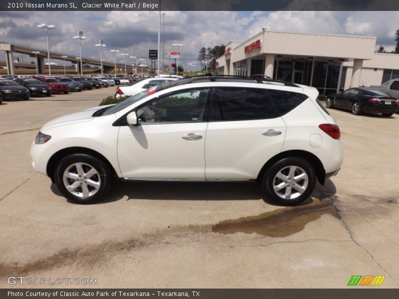 Glacier White Pearl / Beige 2010 Nissan Murano SL