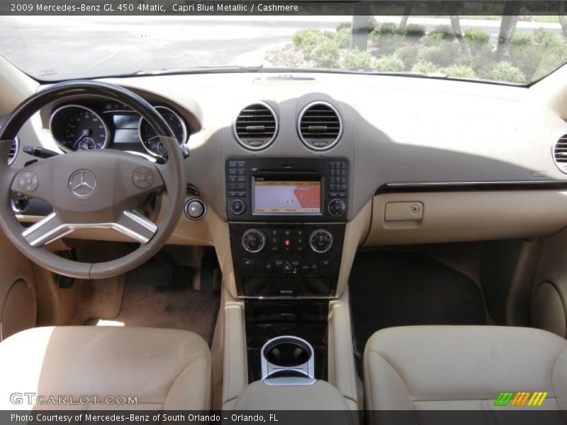 Capri Blue Metallic / Cashmere 2009 Mercedes-Benz GL 450 4Matic