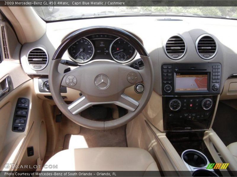 Capri Blue Metallic / Cashmere 2009 Mercedes-Benz GL 450 4Matic
