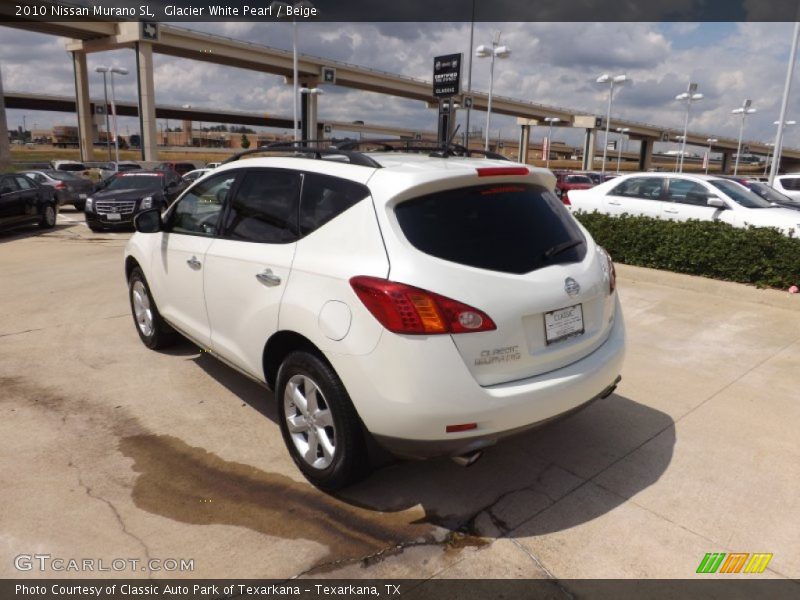 Glacier White Pearl / Beige 2010 Nissan Murano SL