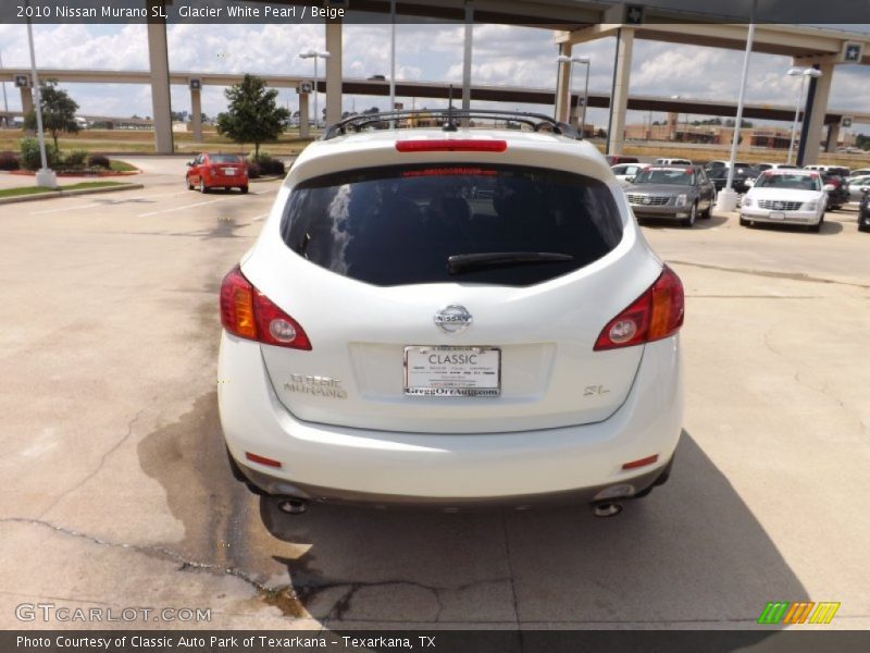 Glacier White Pearl / Beige 2010 Nissan Murano SL