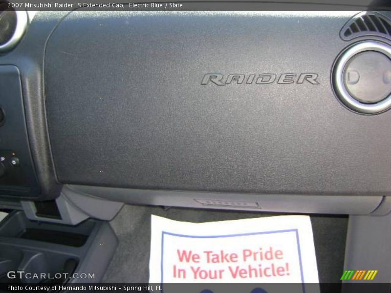 Electric Blue / Slate 2007 Mitsubishi Raider LS Extended Cab