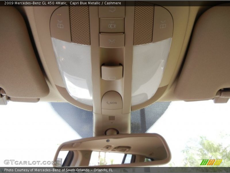 Capri Blue Metallic / Cashmere 2009 Mercedes-Benz GL 450 4Matic