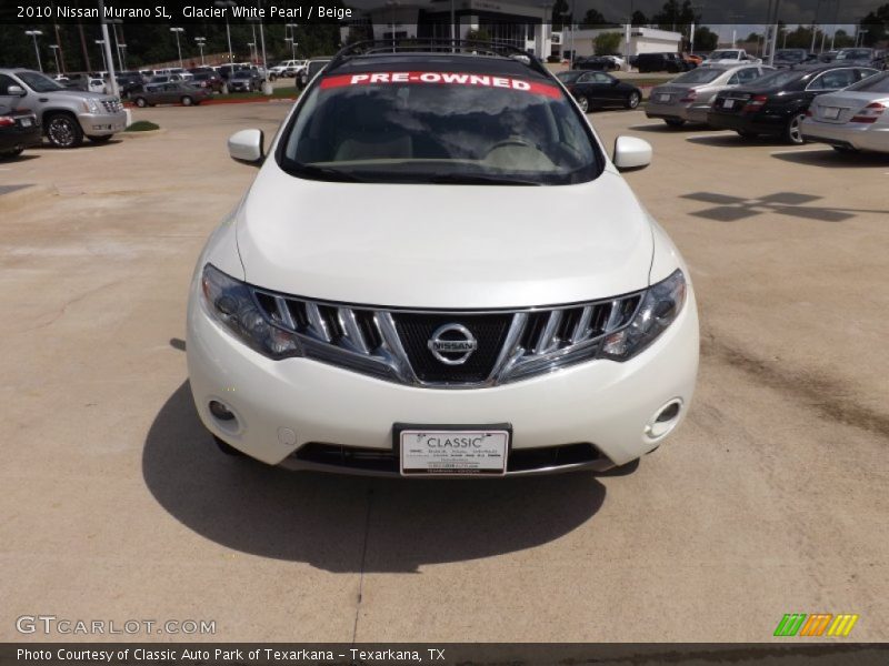 Glacier White Pearl / Beige 2010 Nissan Murano SL