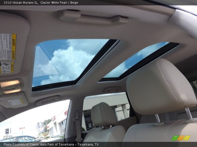 Glacier White Pearl / Beige 2010 Nissan Murano SL