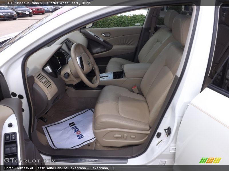 Glacier White Pearl / Beige 2010 Nissan Murano SL