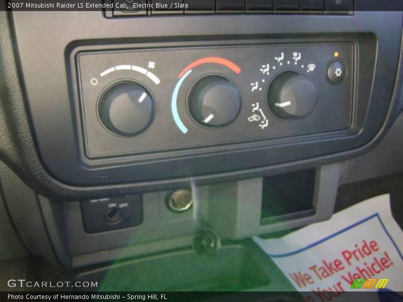 Electric Blue / Slate 2007 Mitsubishi Raider LS Extended Cab