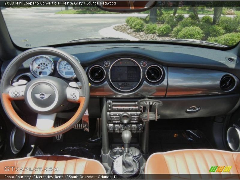 Dashboard of 2008 Cooper S Convertible