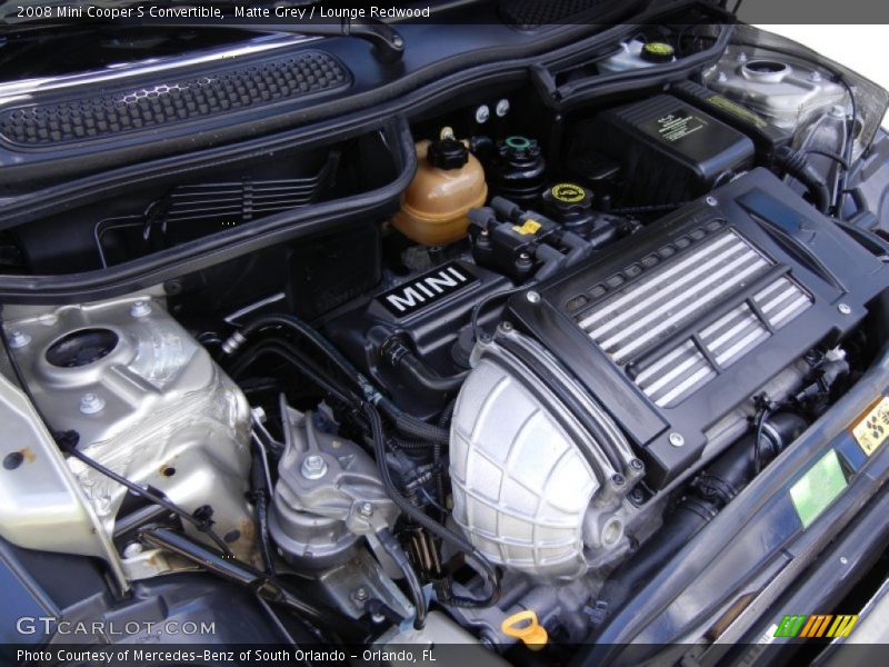  2008 Cooper S Convertible Engine - 1.6 Liter Supercharged SOHC 16V 4 Cylinder