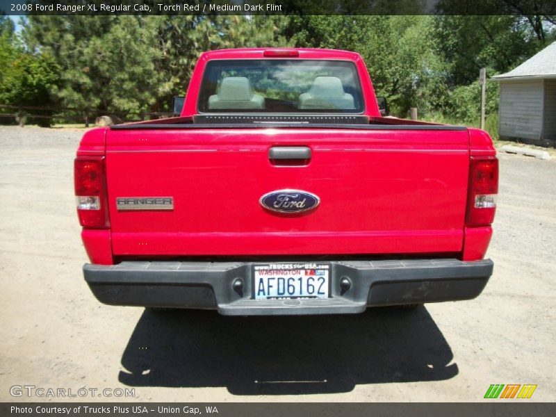 Torch Red / Medium Dark Flint 2008 Ford Ranger XL Regular Cab