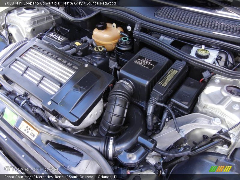  2008 Cooper S Convertible Engine - 1.6 Liter Supercharged SOHC 16V 4 Cylinder