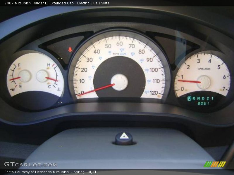 Electric Blue / Slate 2007 Mitsubishi Raider LS Extended Cab
