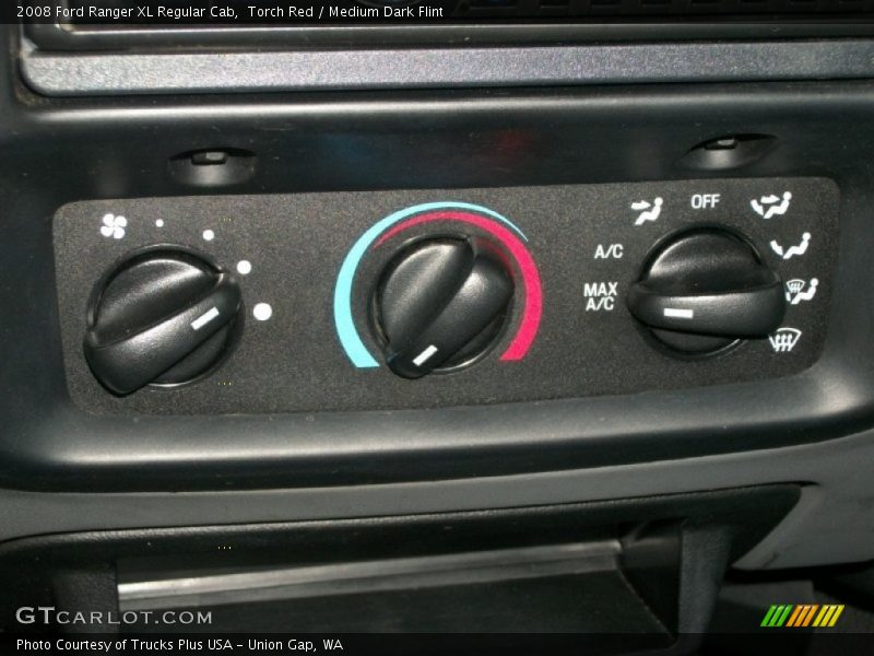 Torch Red / Medium Dark Flint 2008 Ford Ranger XL Regular Cab