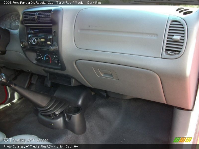 Torch Red / Medium Dark Flint 2008 Ford Ranger XL Regular Cab