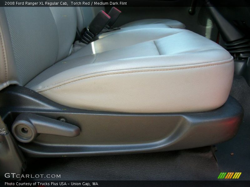 Torch Red / Medium Dark Flint 2008 Ford Ranger XL Regular Cab