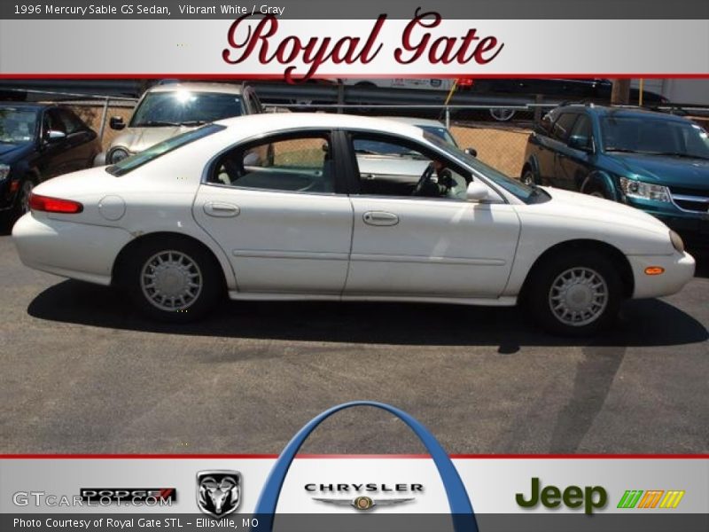 Vibrant White / Gray 1996 Mercury Sable GS Sedan