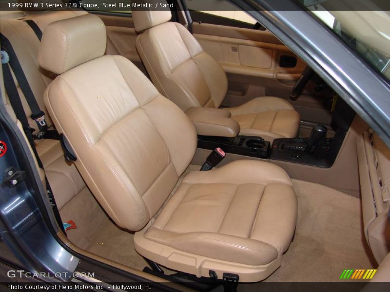 Steel Blue Metallic / Sand 1999 BMW 3 Series 328i Coupe