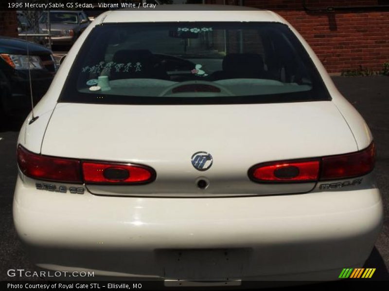 Vibrant White / Gray 1996 Mercury Sable GS Sedan