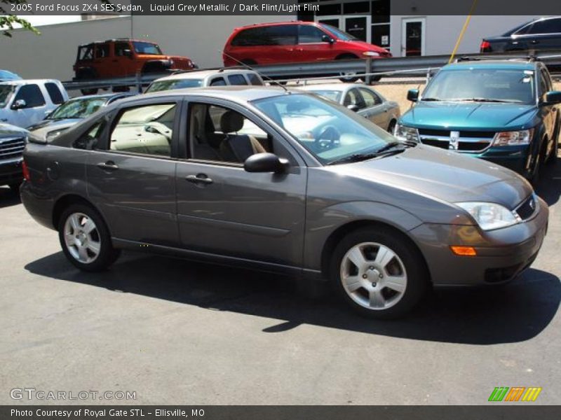 Liquid Grey Metallic / Dark Flint/Light Flint 2005 Ford Focus ZX4 SES Sedan