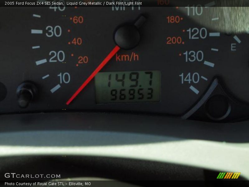 Liquid Grey Metallic / Dark Flint/Light Flint 2005 Ford Focus ZX4 SES Sedan