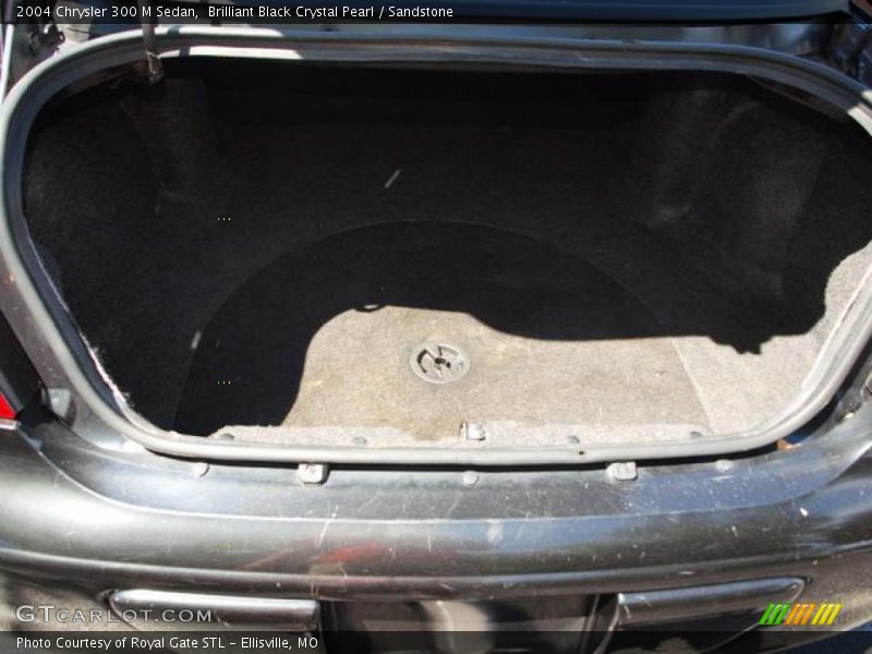Brilliant Black Crystal Pearl / Sandstone 2004 Chrysler 300 M Sedan